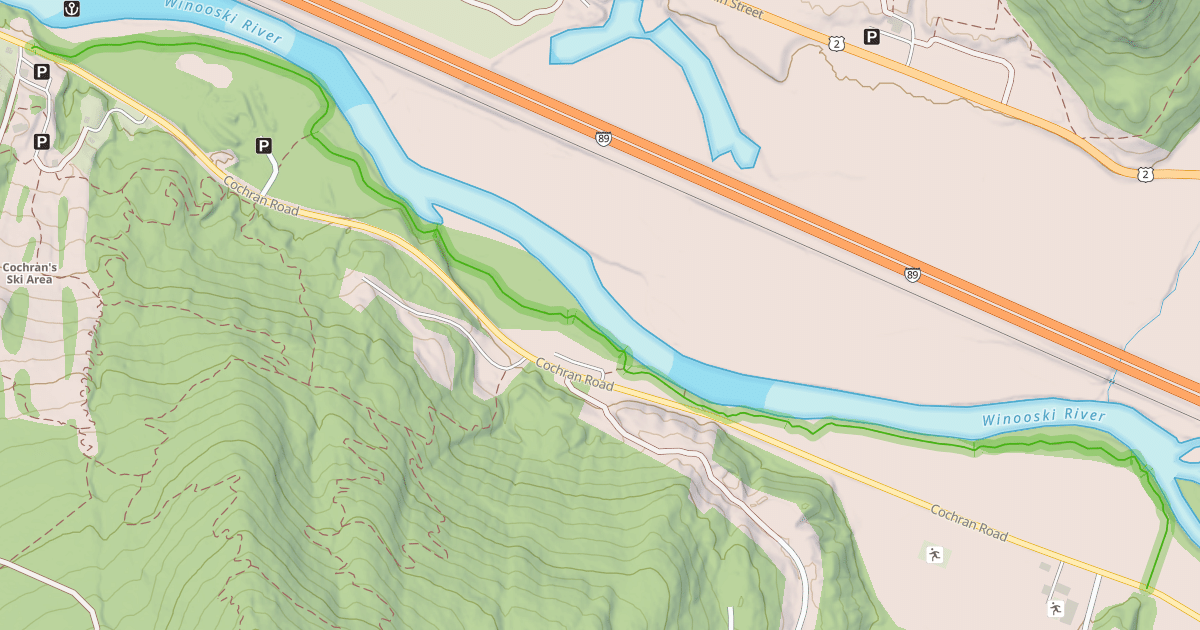 Map preview of Warren and Ruth Beeken Rivershore Trail