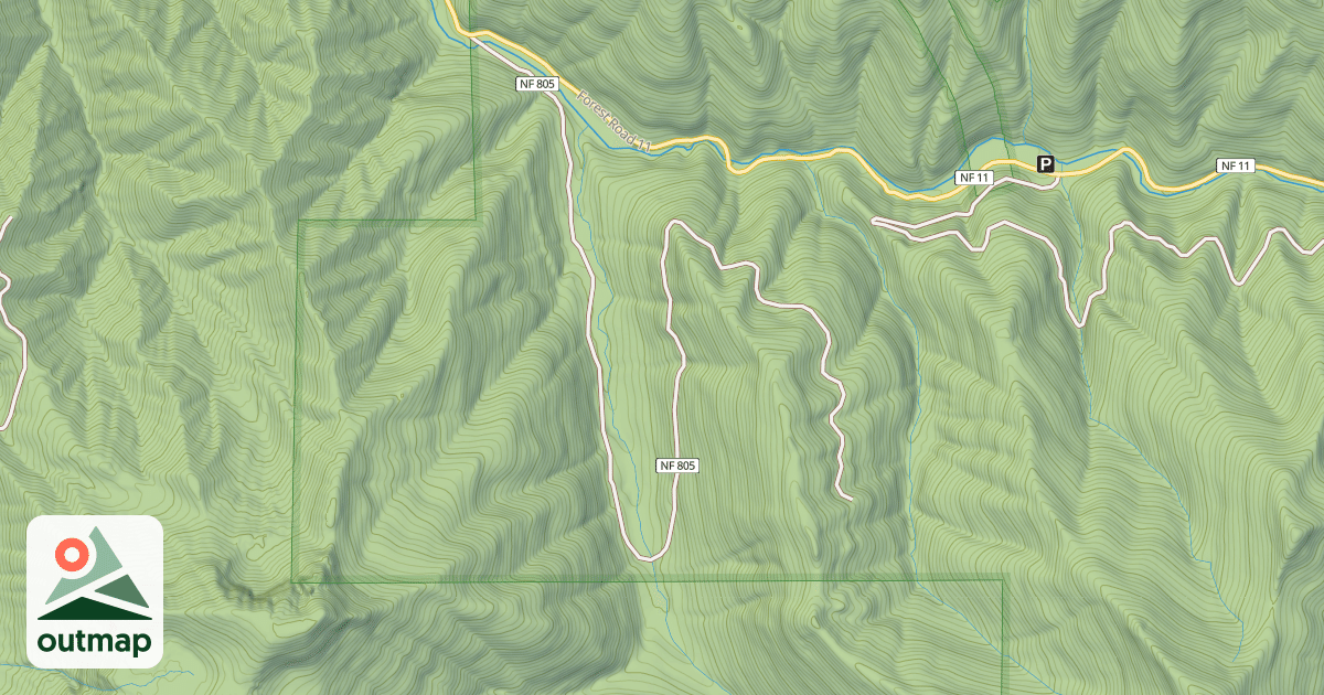 Map of GALENA CREEK RD
