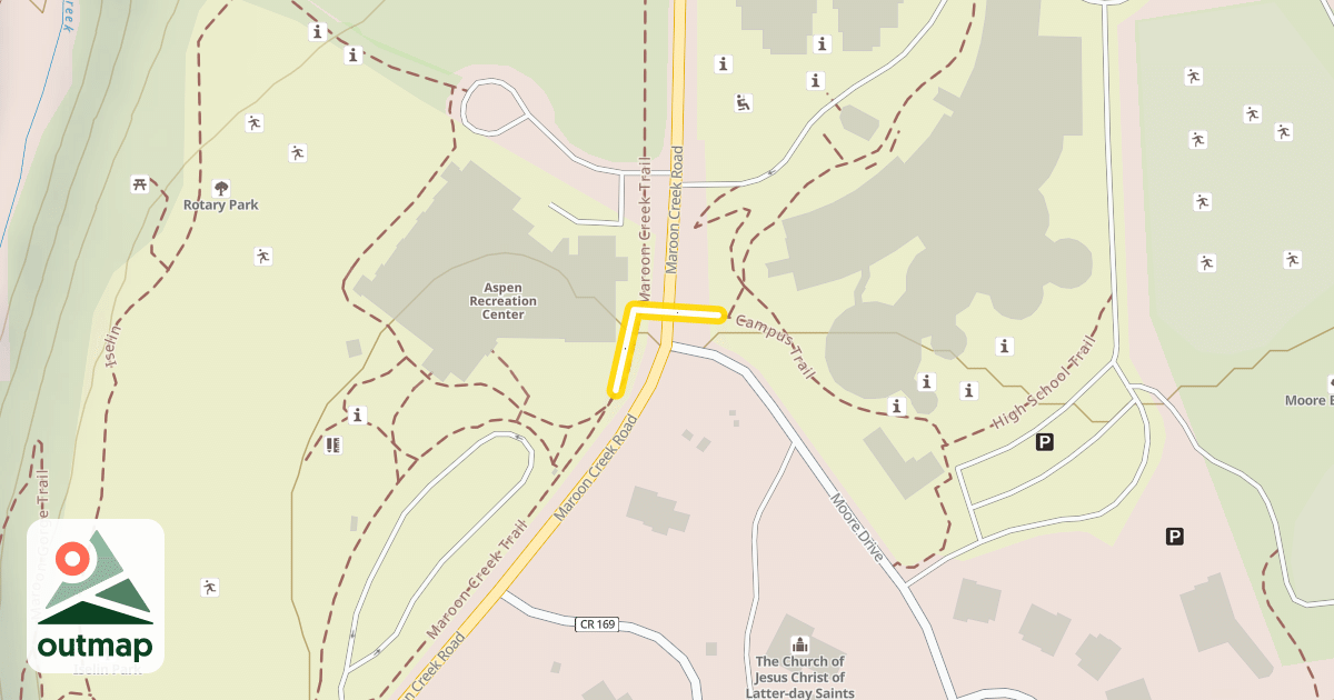 Map of Campus Trail