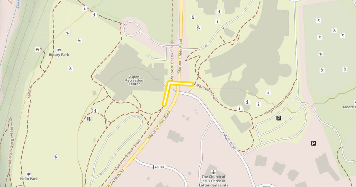 Map preview of Campus Trail
