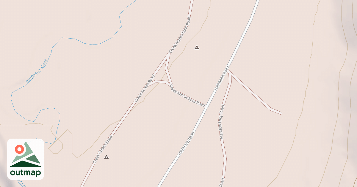 Map of CREEK ACCESS