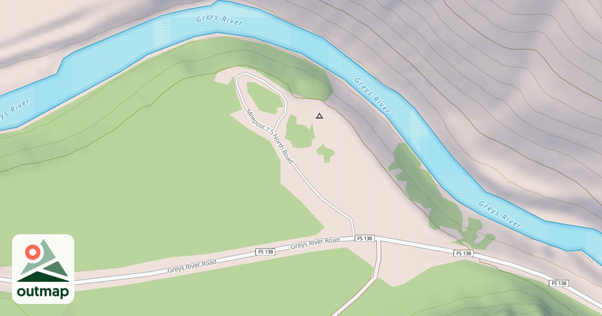 Map of MILEPOST 1.5 NORTH