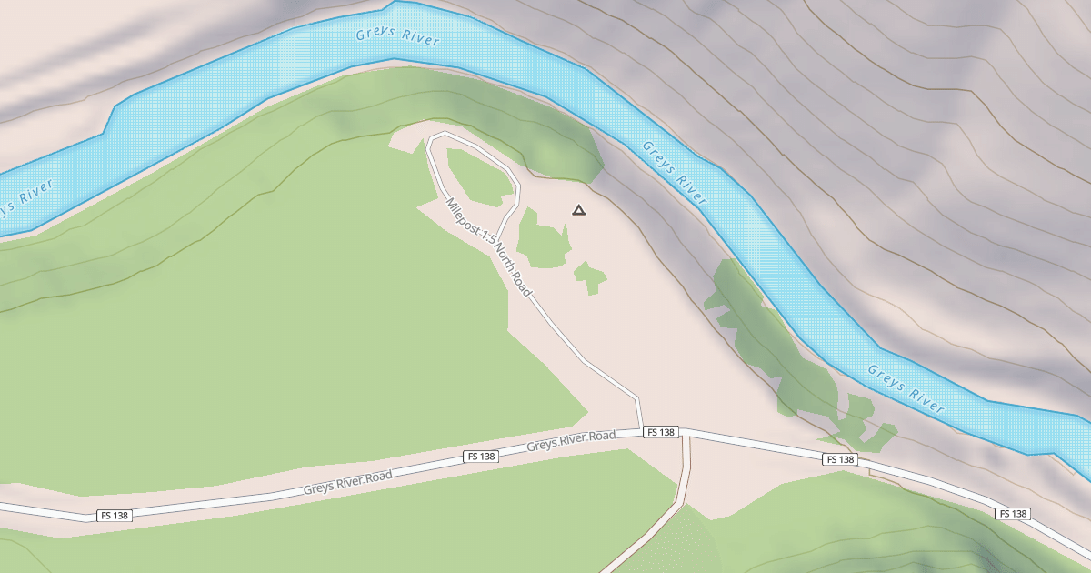 Map preview of MILEPOST 1.5 NORTH