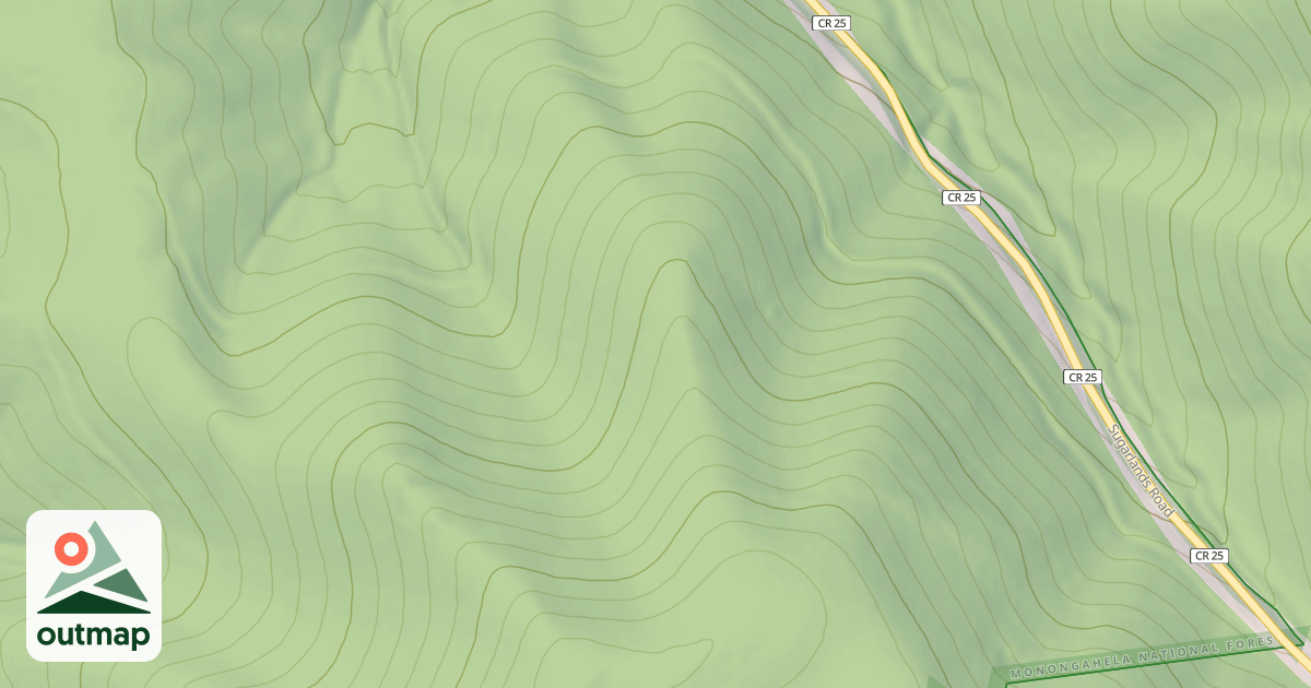 Map of MILL RUN