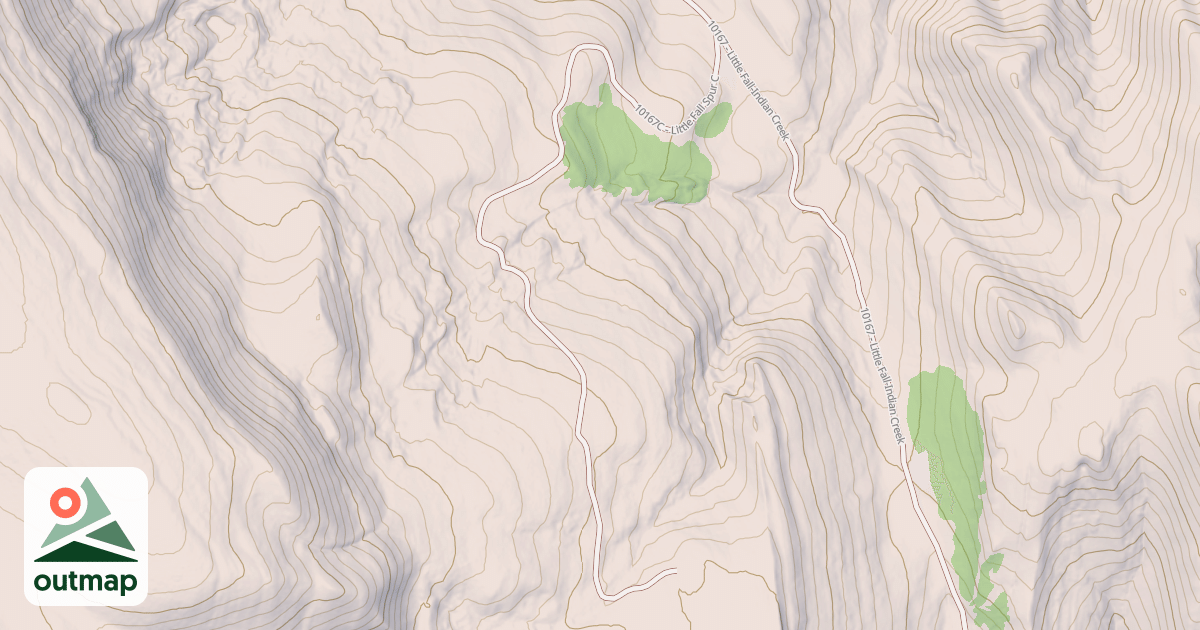 Map of LITTLE FALL SPUR C
