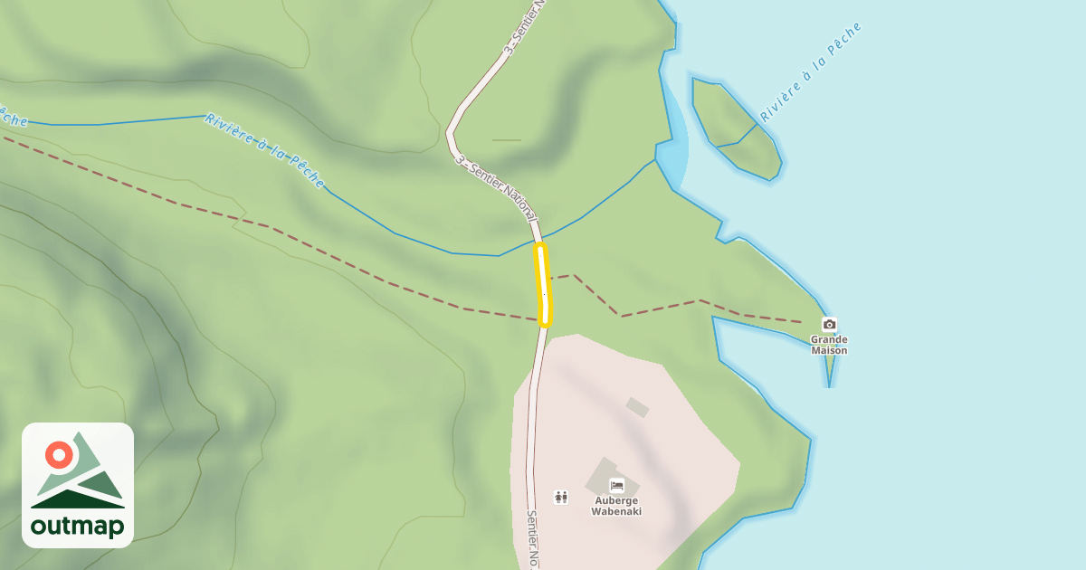 Map of 3 - Sentier National