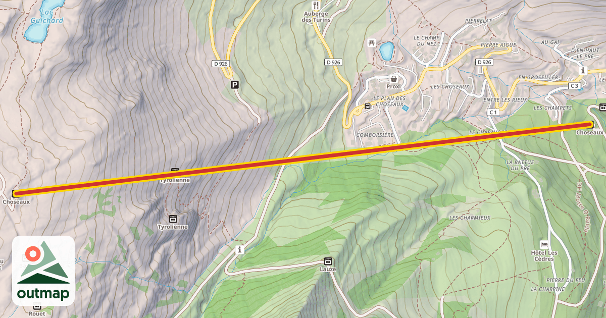 Map of Choseaux