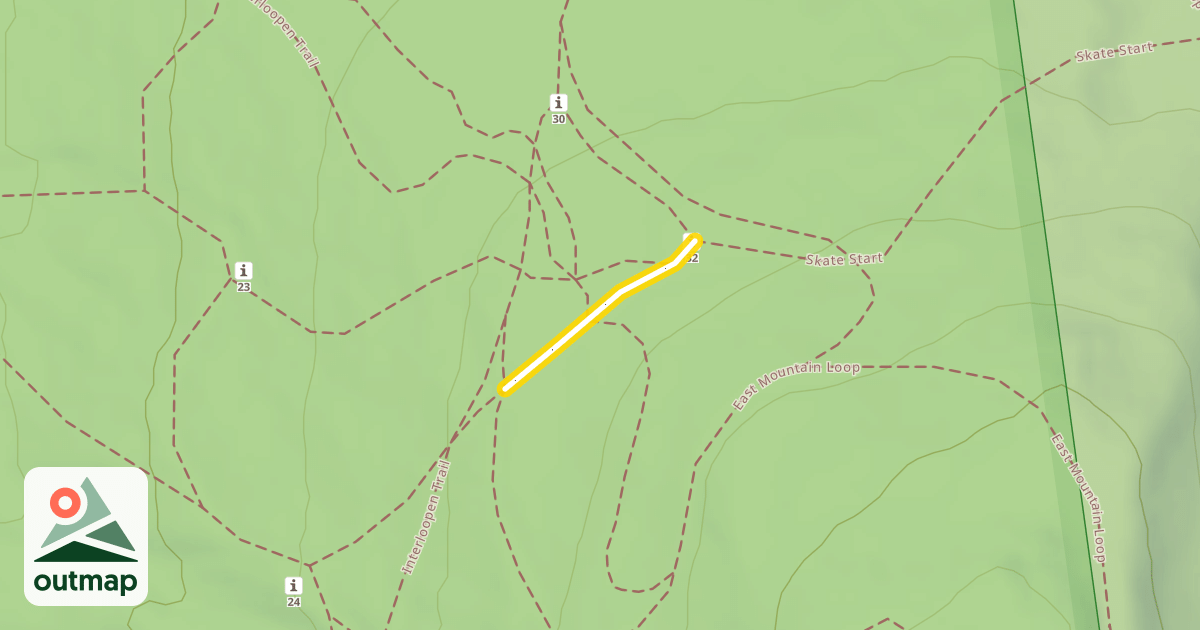 Map of East Mountain Loop