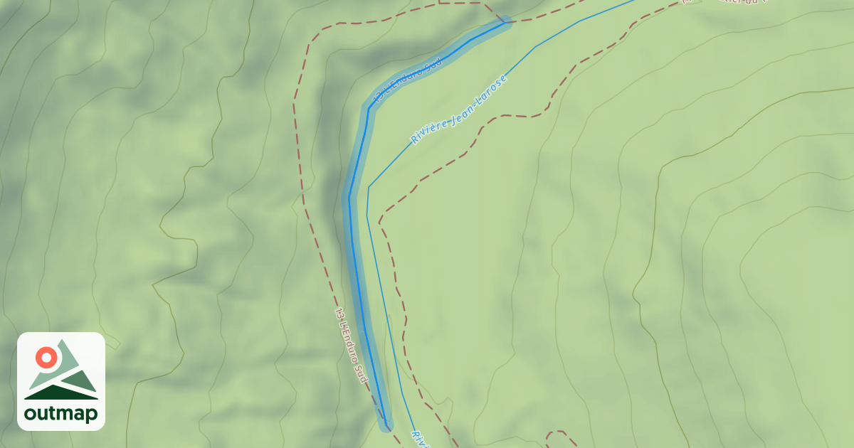 Map of 13 L'Enduro Sud