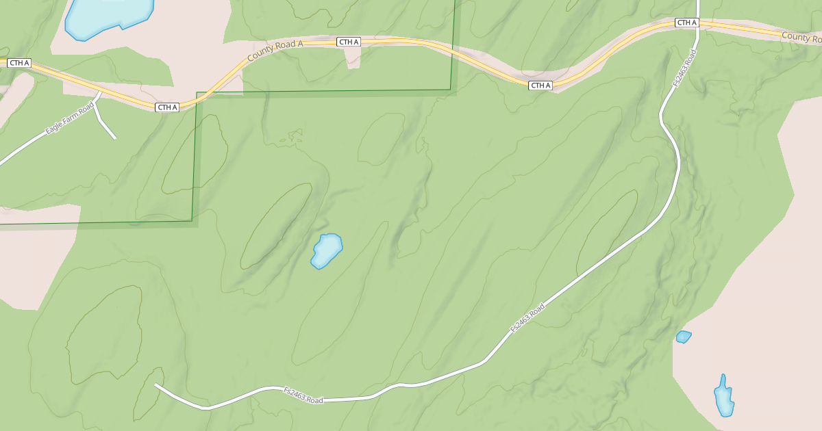 Map preview of SECRET LAKE ROAD