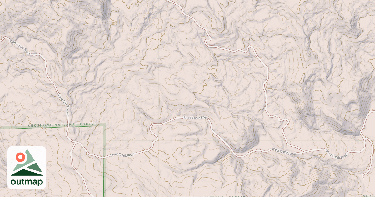 Map of BRENT CREEK