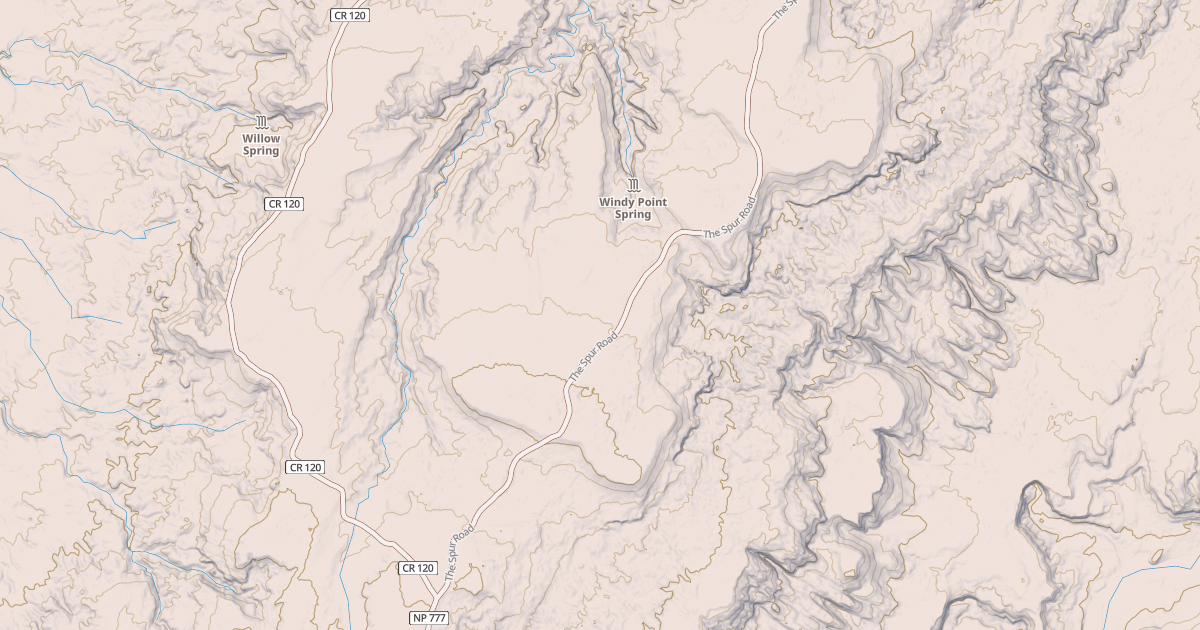 Map preview of BLM National GTLF Public Motorized Roads 1d499db3-ef5e-47c0-92c1-0d69ef58d2c4