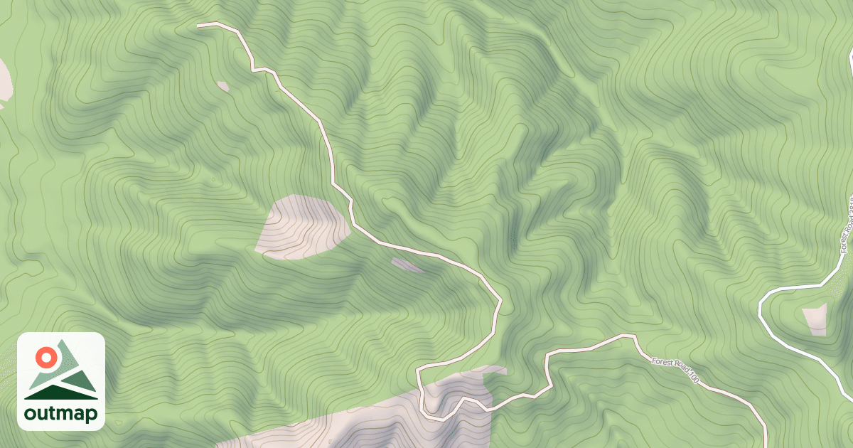 Map of LITTLE BEND CR NO 2 T.S.