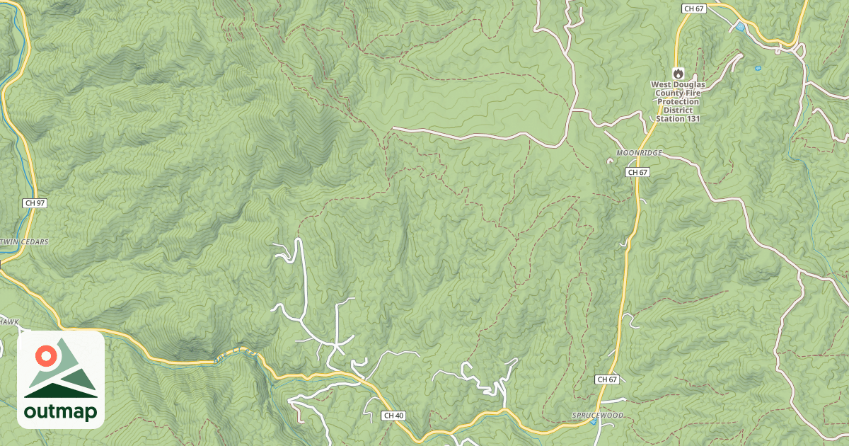 Map of BEAR MOUNTAIN