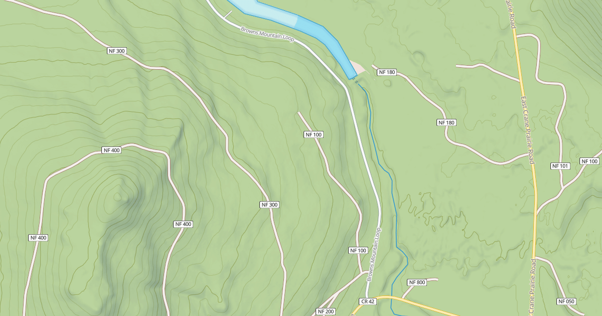 Map preview of BROWNS MTN LOOP