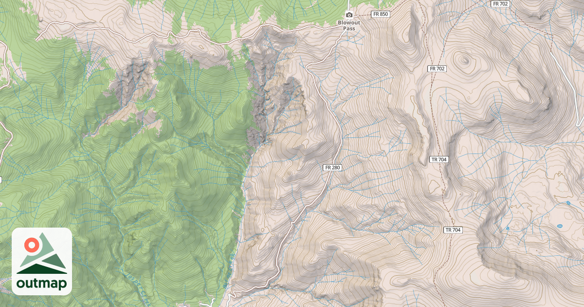 Map of SPRING CR