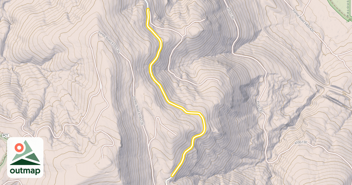 Map of Forest Road 41