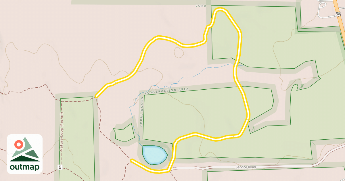 Map of Hiking / Ski Trail