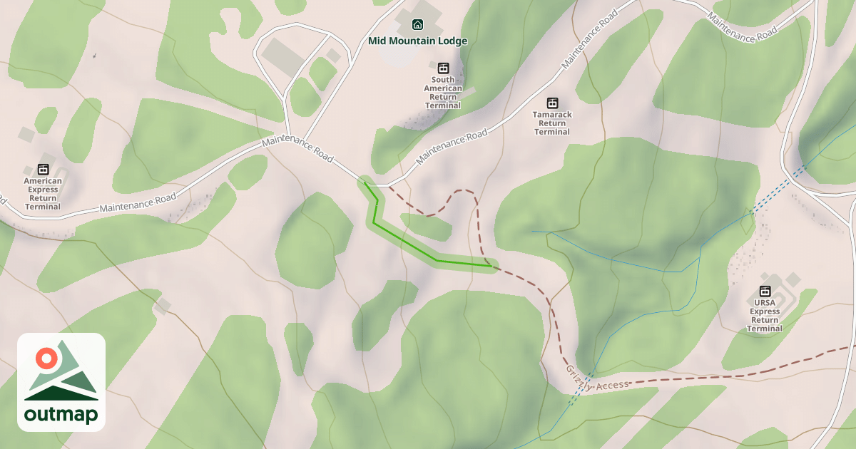 Map of Grizzly Access