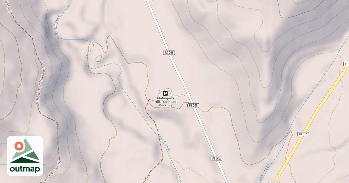 Map of MAHOGANY HILL REES FLAT MCCUNE