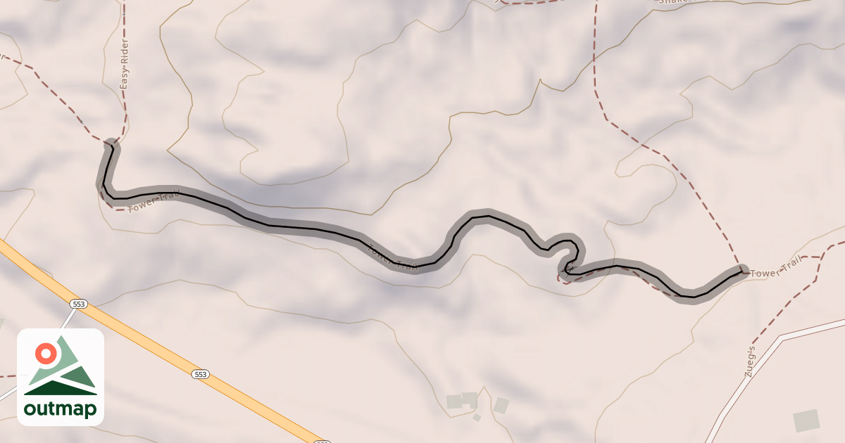 Map of Tower Trail