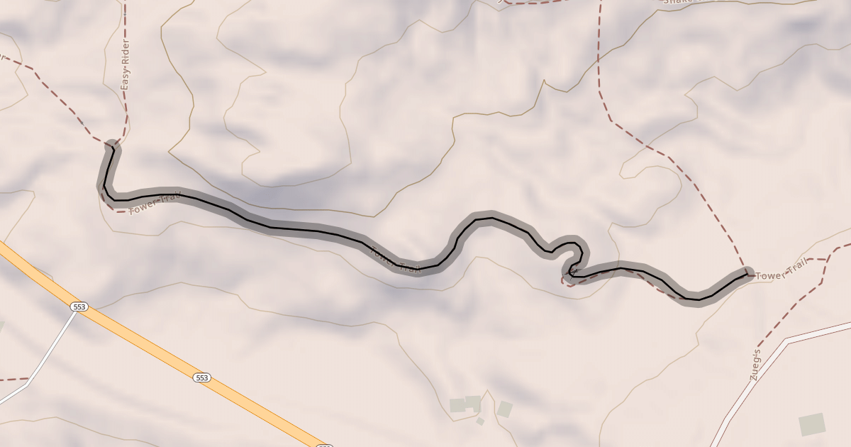 Map preview of Tower Trail
