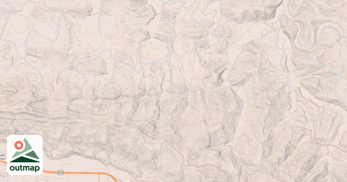 Map of ROBERTSON CREEK