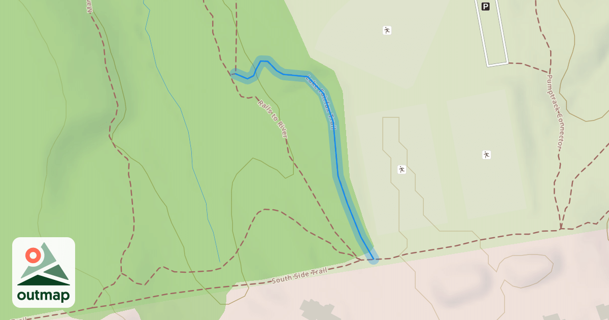 Map of Lake Fairfax Trail