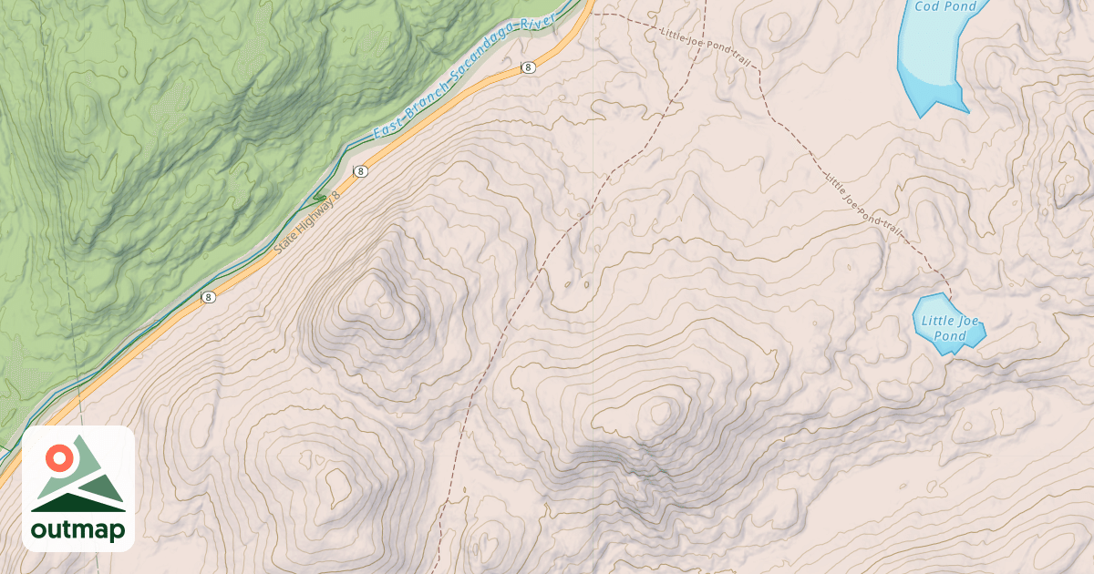 Map of Moose Mountain Trail