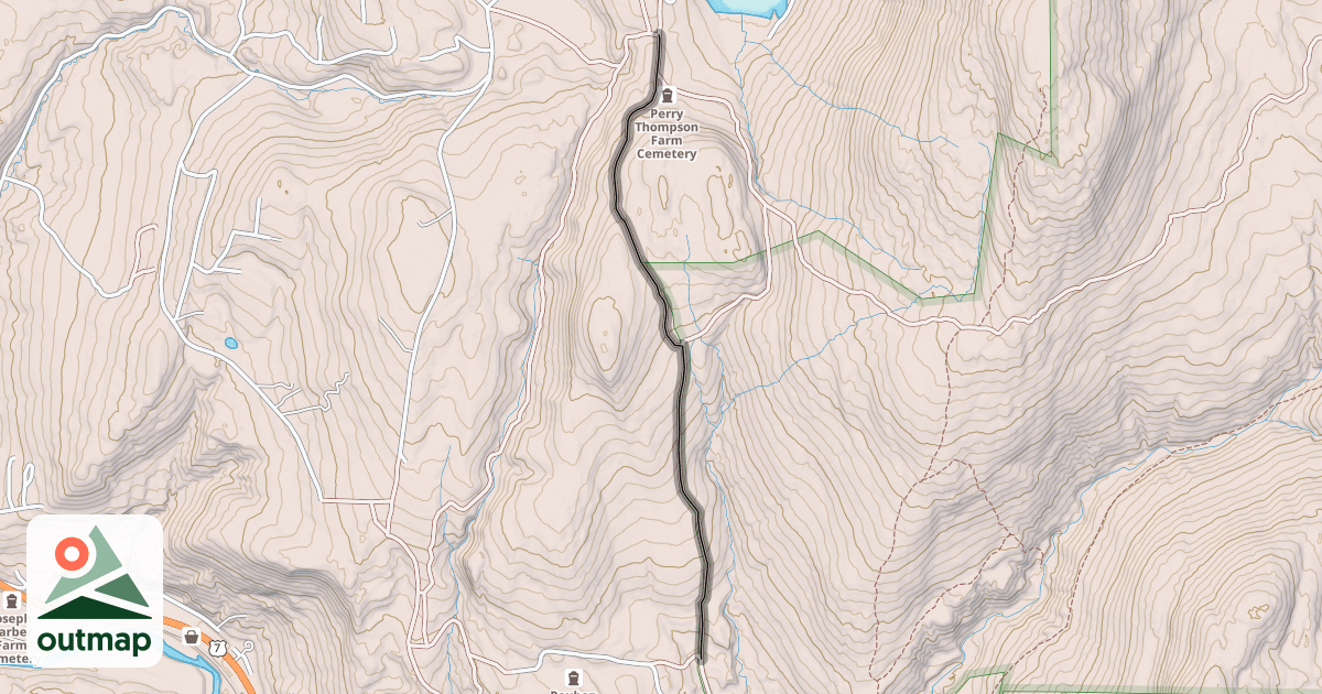 Map of Old Military Road