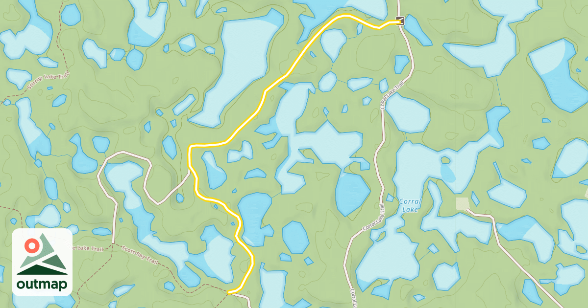Map of #4 to #12 Trail