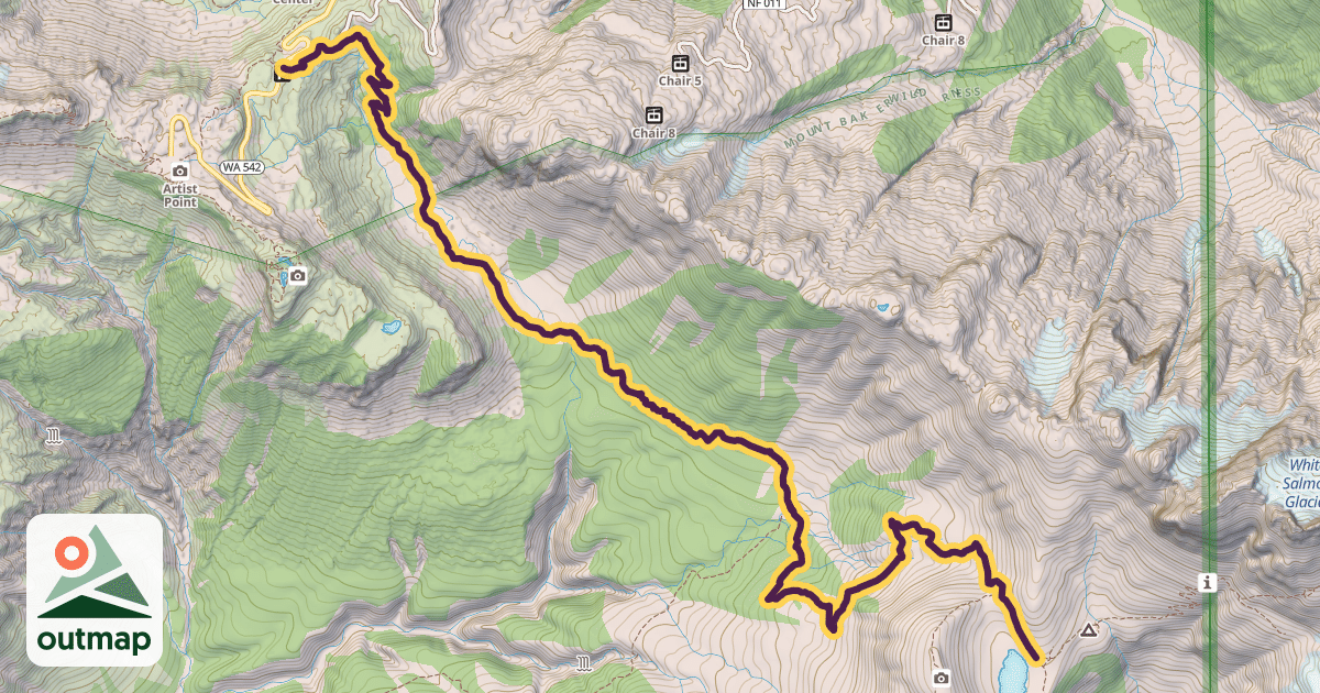 Map of Lake Ann Trail