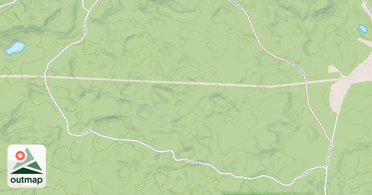Map of FR 419A
