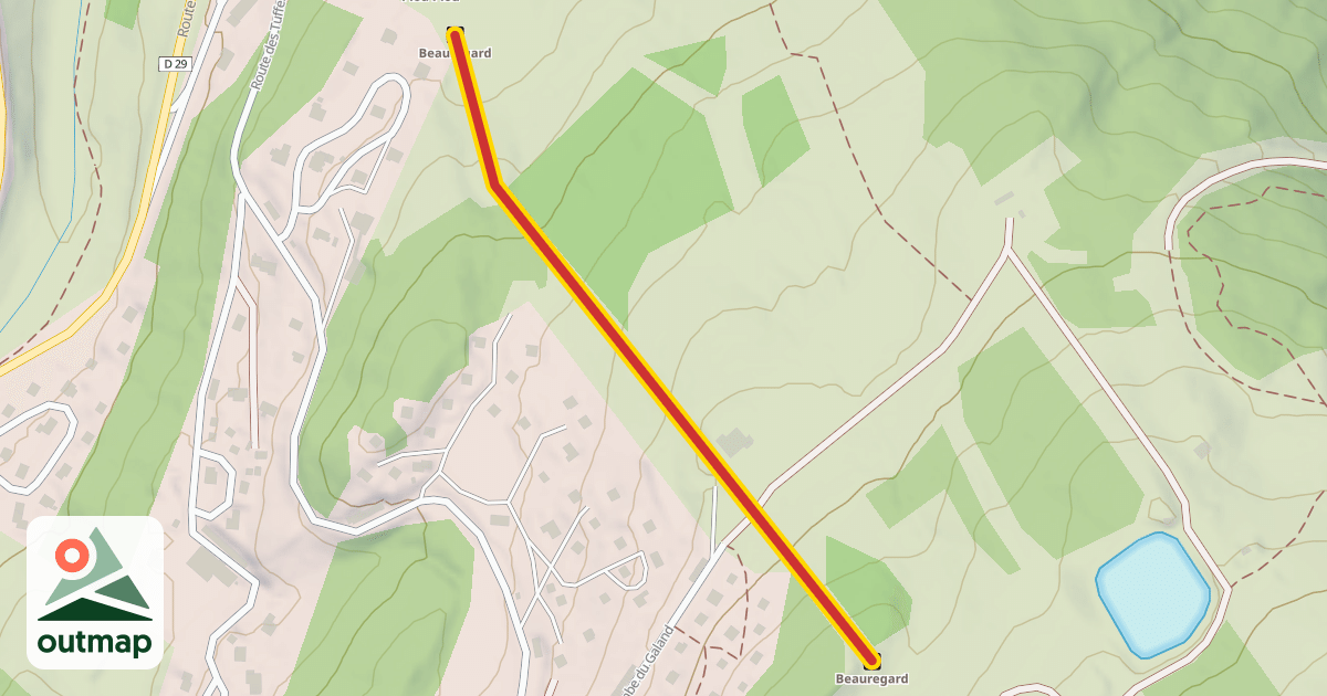 Map of Beauregard