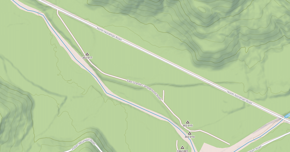 Map preview of EAST GRANITE CAMPGROUND