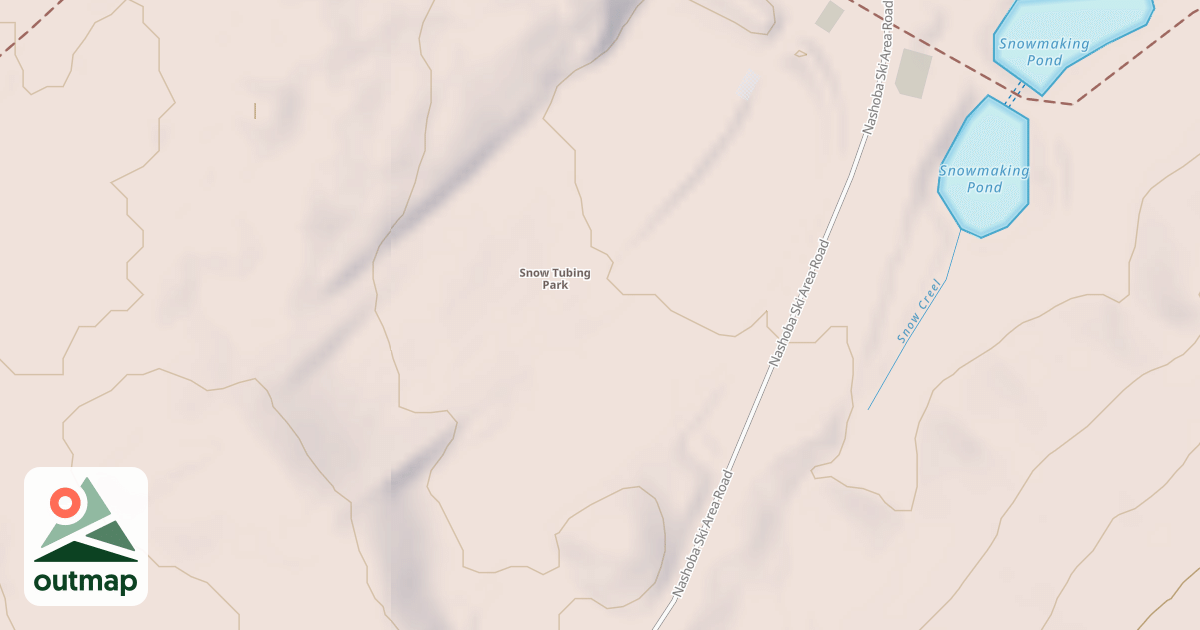 Map of Snow Tubing