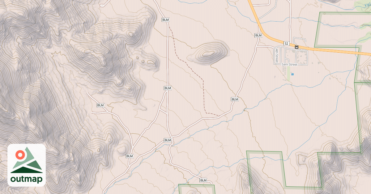 Map of BLM National GTLF Public Motorized Roads 716a3d9a-2d5f-45eb-8388-5ffa3cc1cd2b