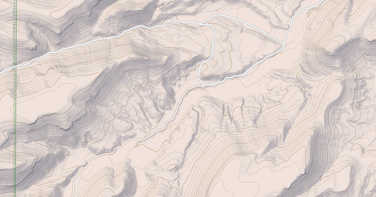 Map preview of CAVE GULCH