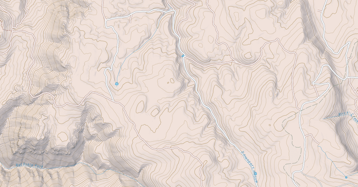 Map preview of DAVENPORT HOLLOW