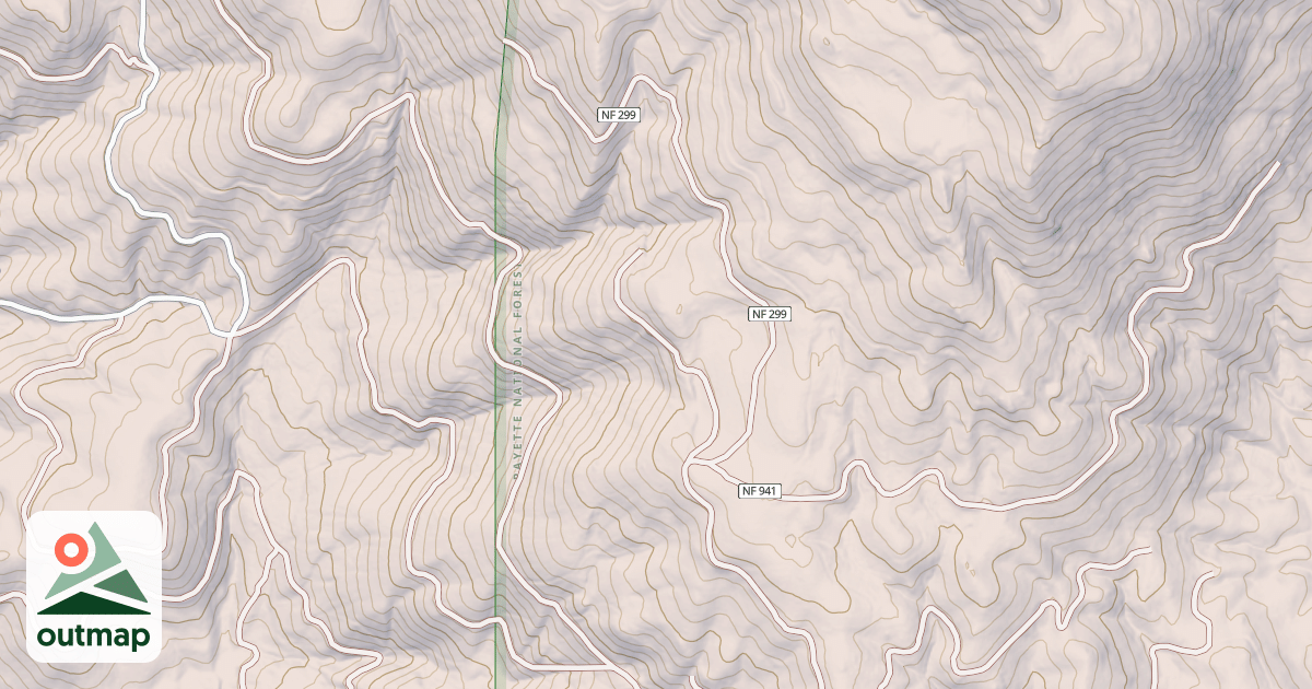 Map of BALLY MOUNTAIN