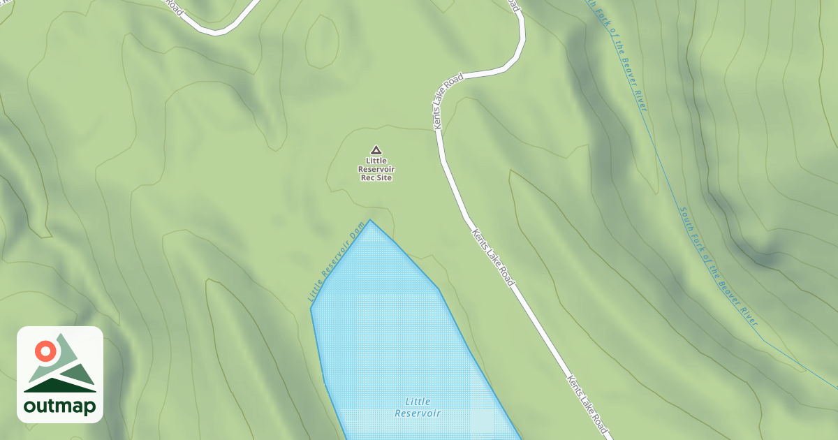 Map of LITTLE RESERVOIR C G
