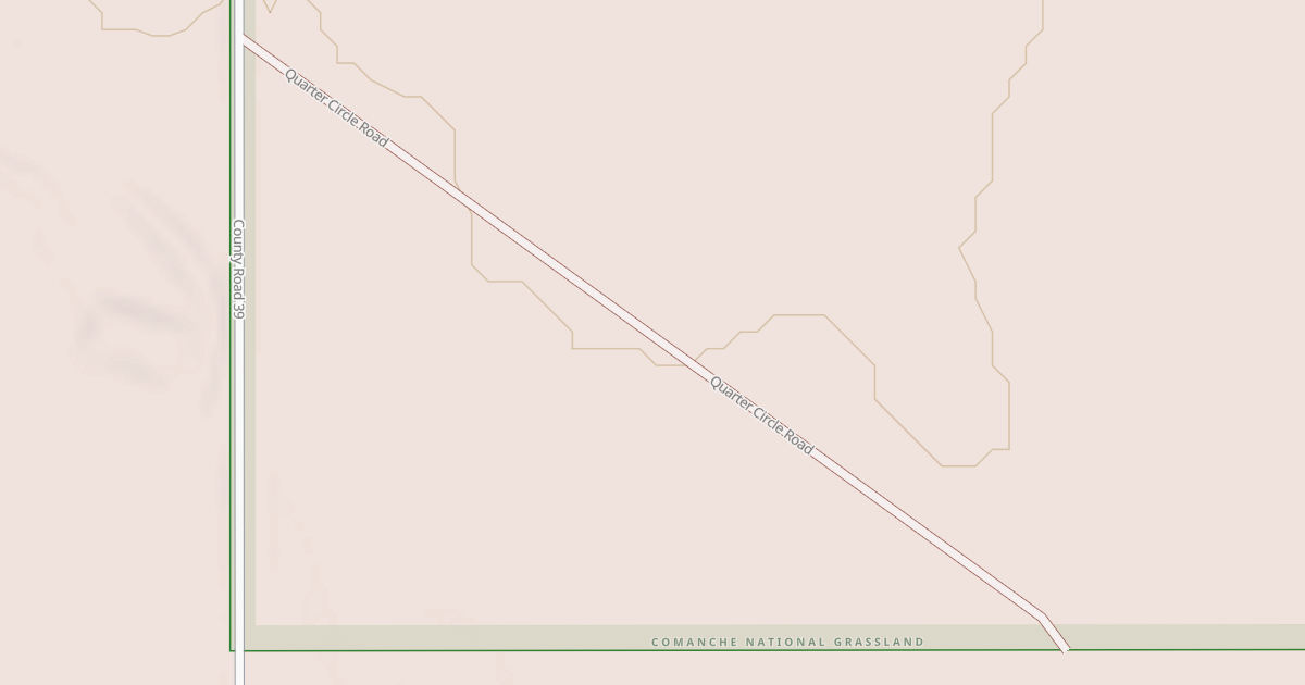 Map preview of QUARTER CIRCLE
