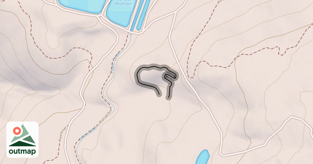 Map of Little Bear Trail