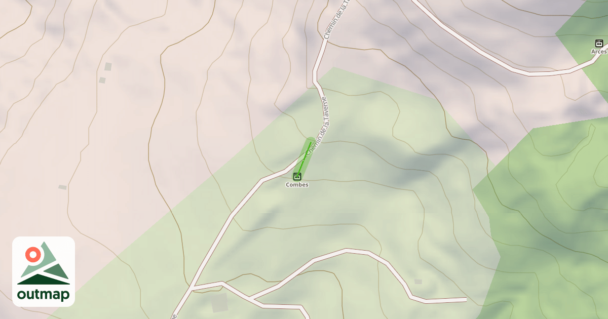 Map of La Sapinière