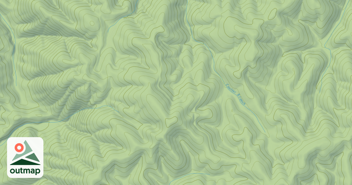 Map of FALLS BRANCH