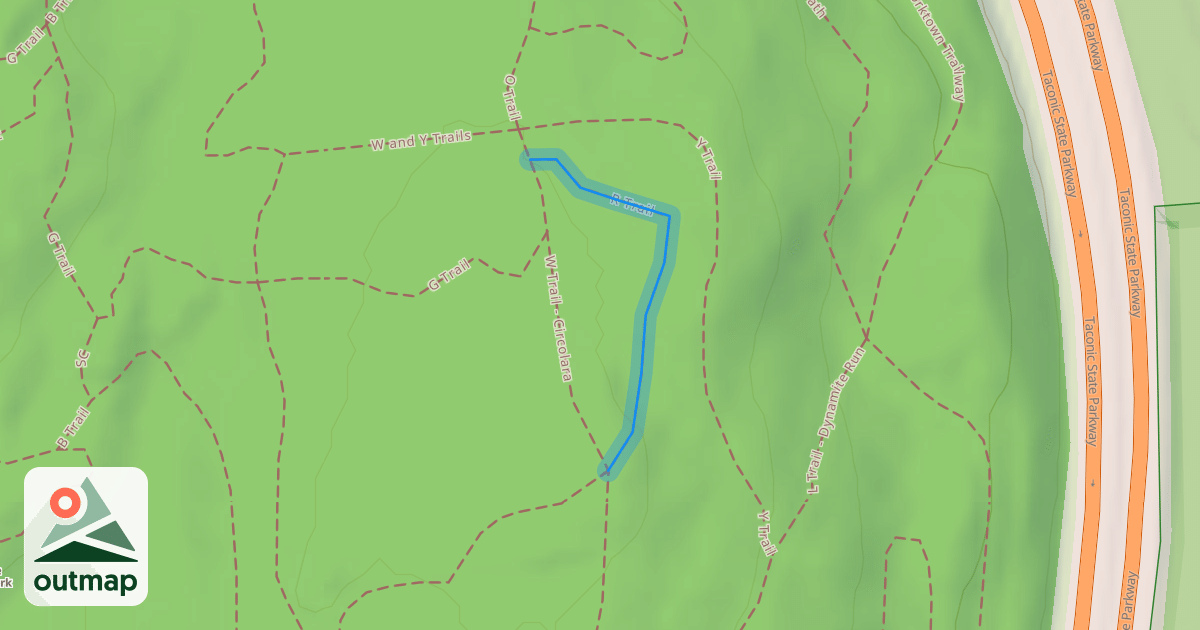 Map of R Trail