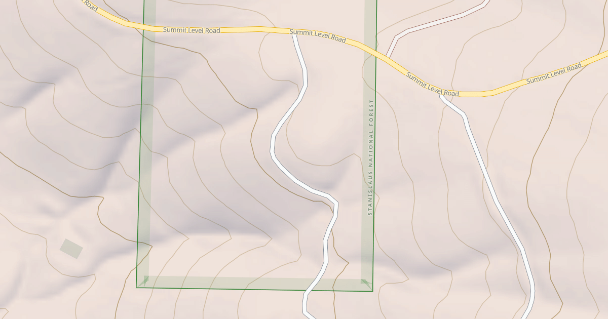 Map preview of USFS National Forest System Roads {4E5903D1-B978-4BB9-A21A-ACBE33BFEEEB}