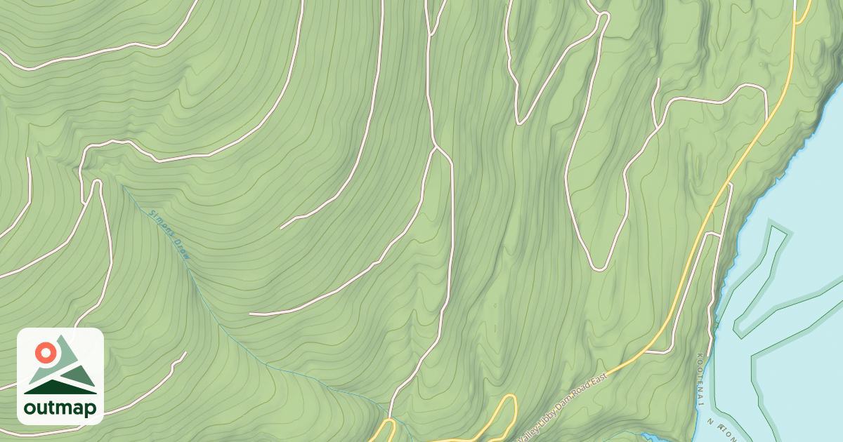 Map of DODGE SULLIVAN