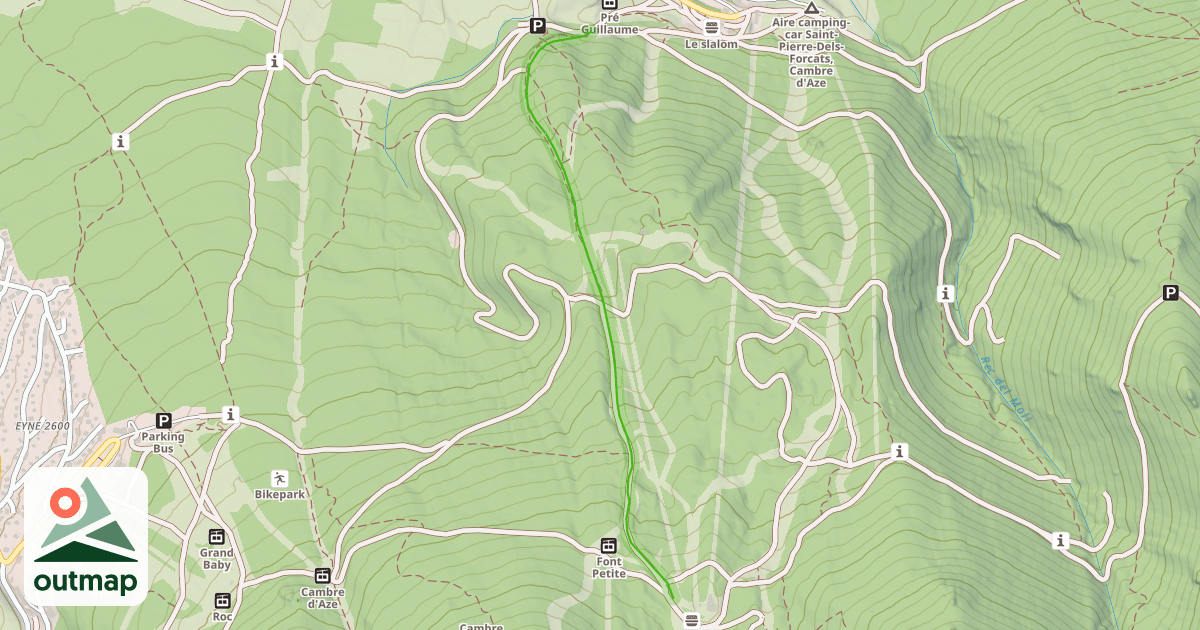 Map of La Combe