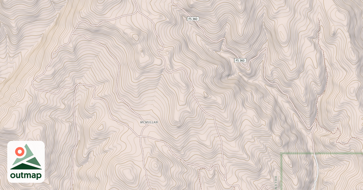 Map of BADGER CR.